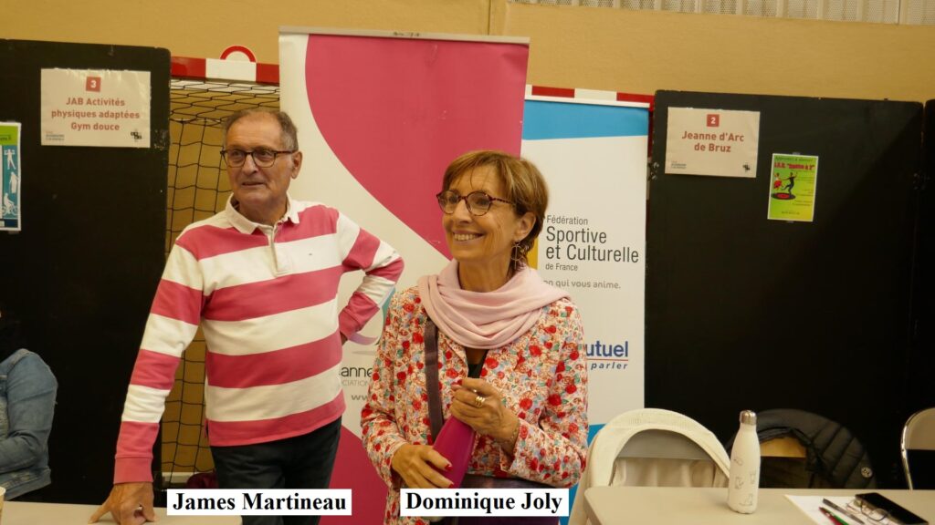 Norbert et Dominique accueillent les visiteurs