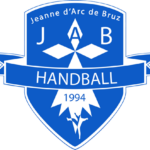 Logo bleu et blanc du Handball de la JAB