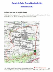 Une carte précise du circuit 