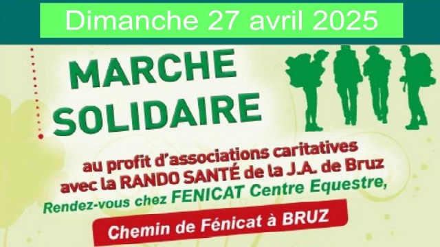 Affiche marche solidaire