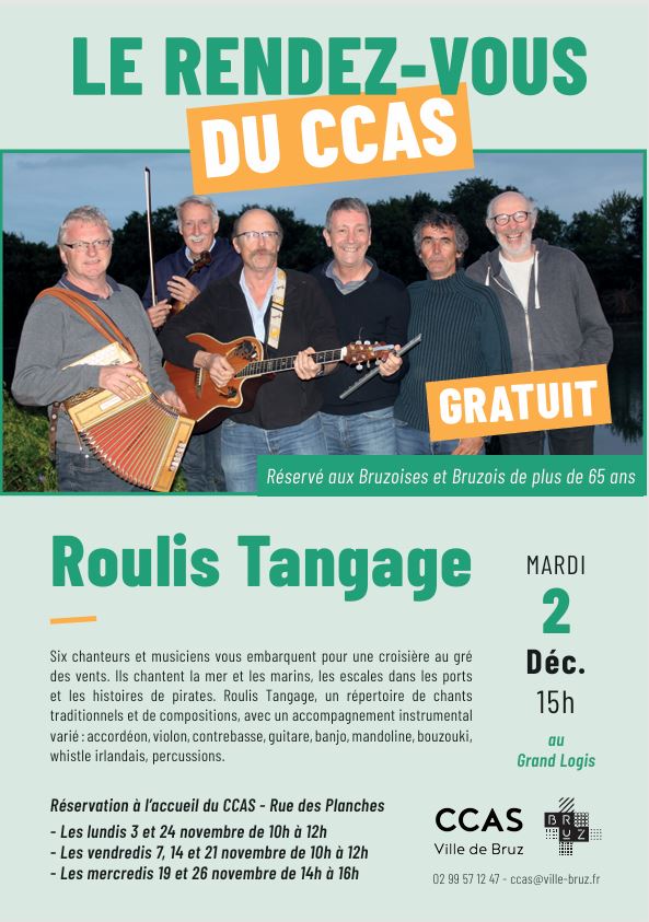 Le groupe "Roulis Tangage' en photo