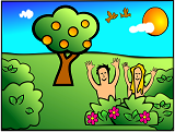illustration adam et eve