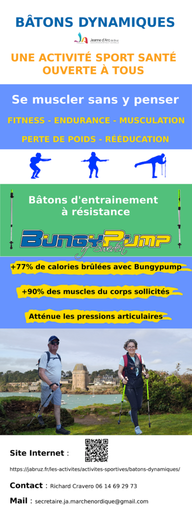 Bannière Marche Bâtons Dynamiques